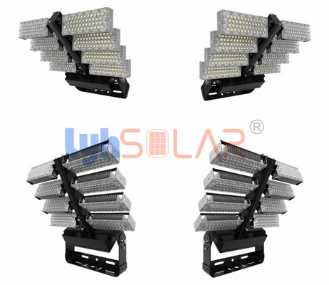 960W Υπαίθριο Led Φώτα Σταδίου υψηλής ισχύος με 6500K CCT και CRI 75Ra