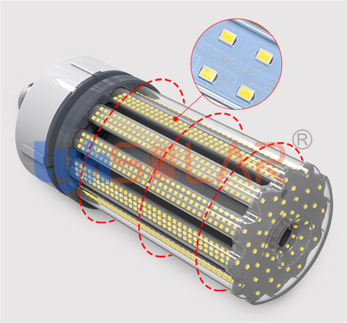 100W συνολική 13000Lm των ελαφριών 3000-6000k των οδηγήσεων οδηγήσεων καλαμποκιού παραγωγή τσιπ